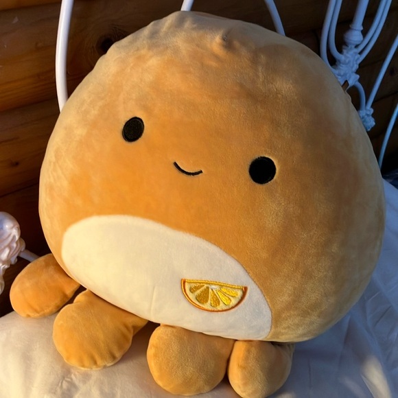 Veronica Lemon Squishmallow 12” Plush Octopus Pillow - Picture 8 of 8